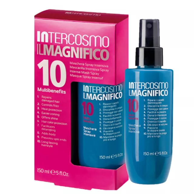 Spray para el Cabello Dañado Intercosmo Il Magnifico 10 Máscara Spray 150ml
