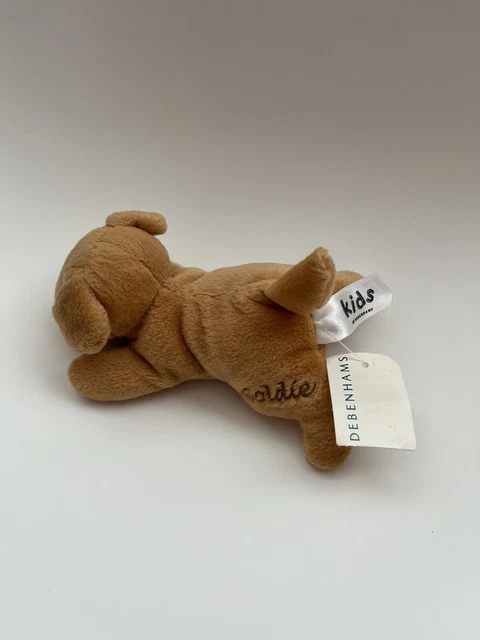 DEBENHAMS GOLDIE PUPPY Dog Soft Plush Toy Beige WITH TAGS Vintage Small 4.99 PicClick UK