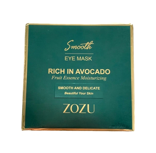 ZOZU Maschera idratante liscia per gli occhi con avocado. Cura degli occhi Smooth Essence. NUOVO