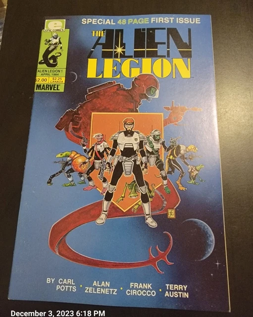 Alien Legion #1 VF/NM 1st Appearance Marvel Epic Comics 1984 Key App High Grade