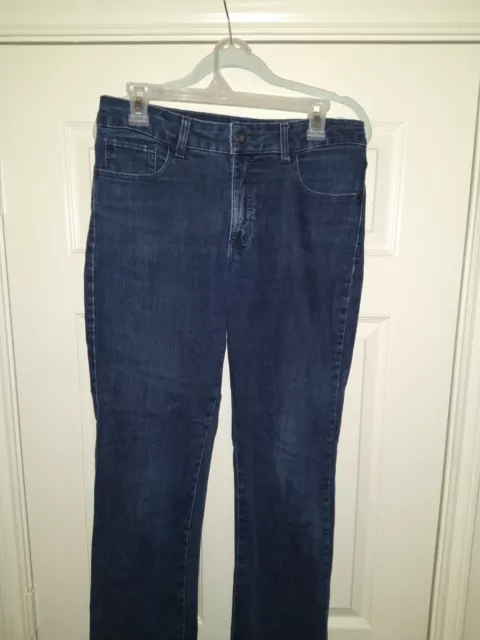 LEE CLASSIC FIT Blue Straight Leg Denim Jeans Women's sz 10 Medium $11. ...