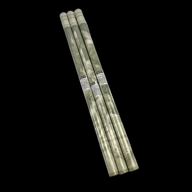 Nuevo de lote antiguo 3 rollos York sin pegar flor borde verde crema 5 yardas cada uno 1531-B R-01