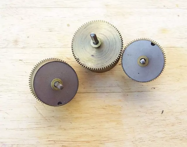 Smiths Enfield Clock Westminster Chime Spring Barrels With Springs K6A Movement