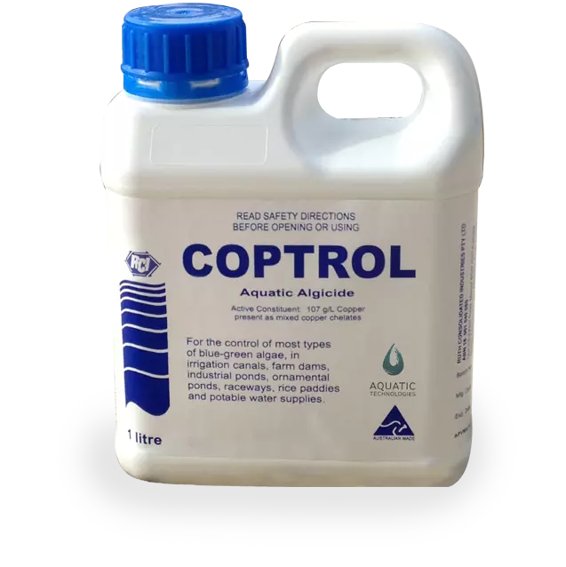 Coptrol Commercial Grade Algaecide 1L - For Algae Control in Dams & Ponds