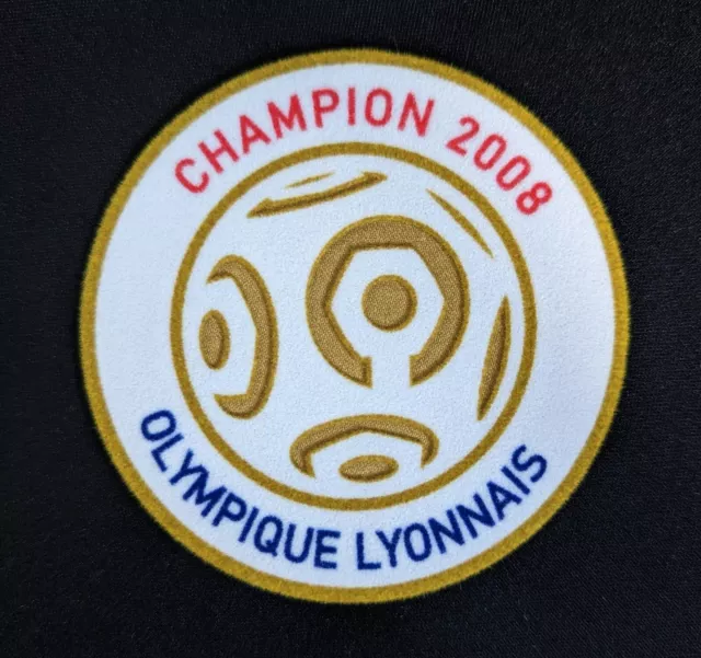 Patch / Badge maillot de foot Lyon Champion 2008  Ligue 1 : 2008-2009 OL