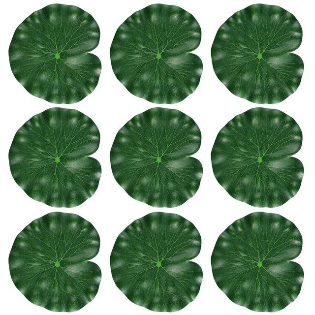 Fiori Di Loto Artificiali Galleggianti - 10 Pezzi, Colorati, Per Laghetto O Acquario, 10 Cm - Foto 11