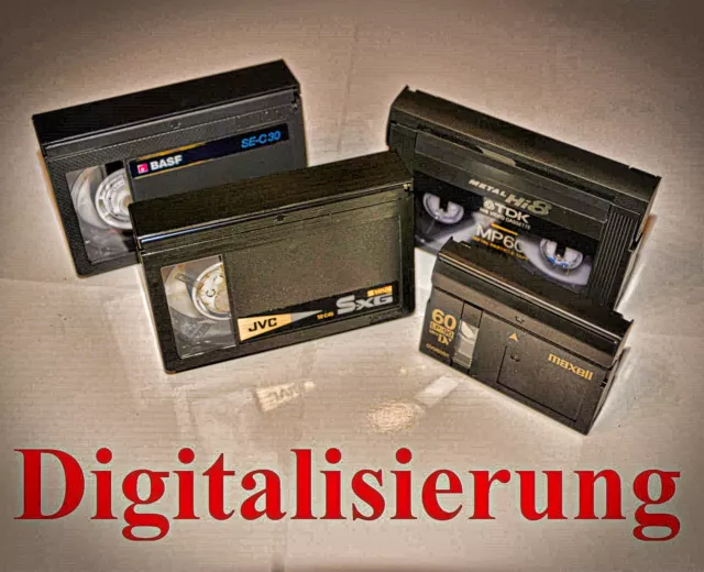 Digitalisieren überspielen kopieren auf DVD "19 Kassetten" Hi8 Video 8 Bänder