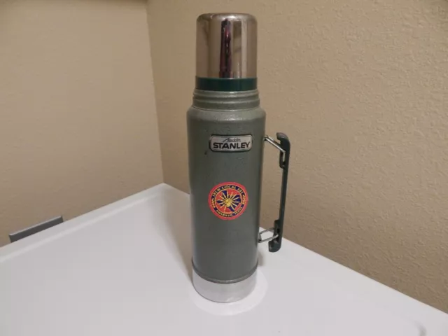 Vintage Used Stanley Aladdin 1 Qt Green Thermos