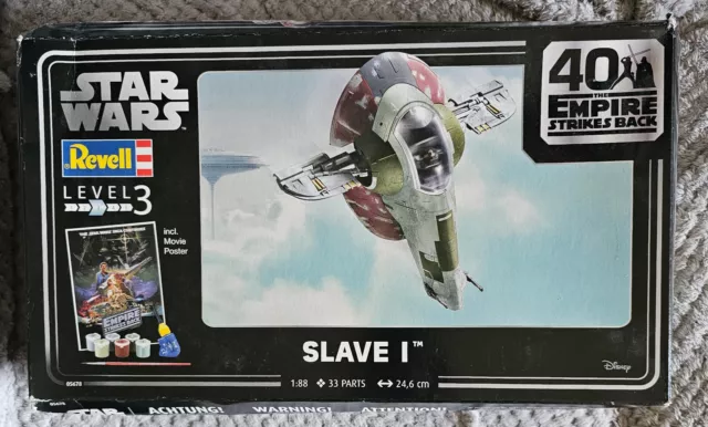 Revell #05678 Maßstab 1/88 Star Wars Slave I Kunststoff Modellbausatz