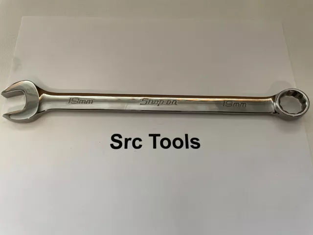 Snap-on Outils USA Neuf 19mm Métrique Standard Chrome Combinaison Clé OEXM190B