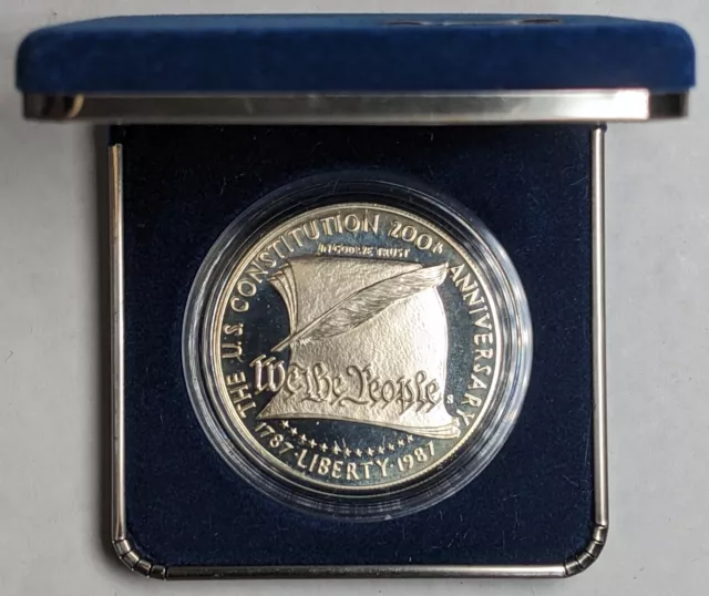 1987 S Constitution Silver Proof Dollar