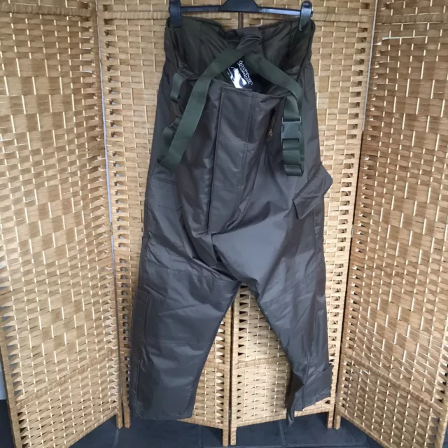 Trakker Core Waterproof Trousers Bib & Brace Fishing Outside BNWT