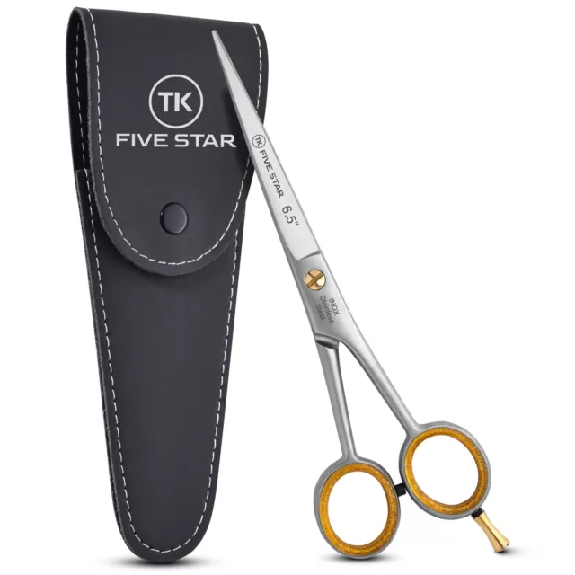 Five Star Solingen Barber-Cut Profi 6,5"  Friseurschere Haarschere Mikroverzahnt