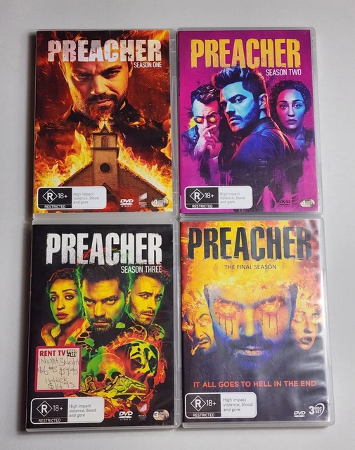 PREACHER 4 x Book Set GARTH ENNIS Preacher Deluxe Edition