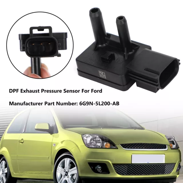 DPF Exhaust Pressure Sensor 6G9N-5L200-AB Pour Ford Fiesta Transit 2008-2017 A10