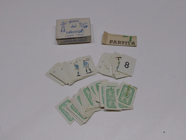 Carte Mignon Calcio 1947 - Jeu De Football Edizioni Bertino Torino (collection)