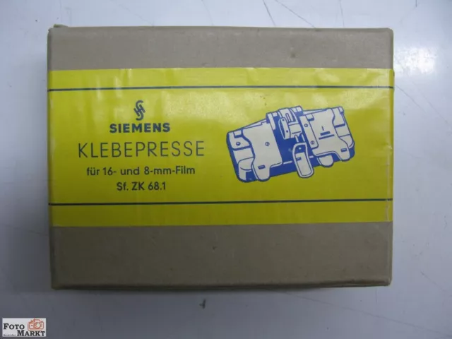 Película Pequeña Prensa de Adhesivo 16 + 8 MM Siemens Nassklebepresse Sf.zk 68.1