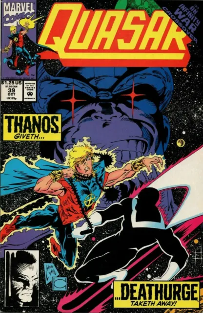 Marvel's Quasar #39 (1992) Infinity War Tie-In