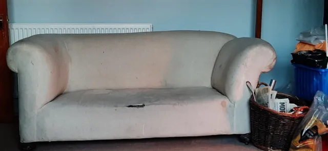 Vintage Drop Arm Sofa For Restoratio