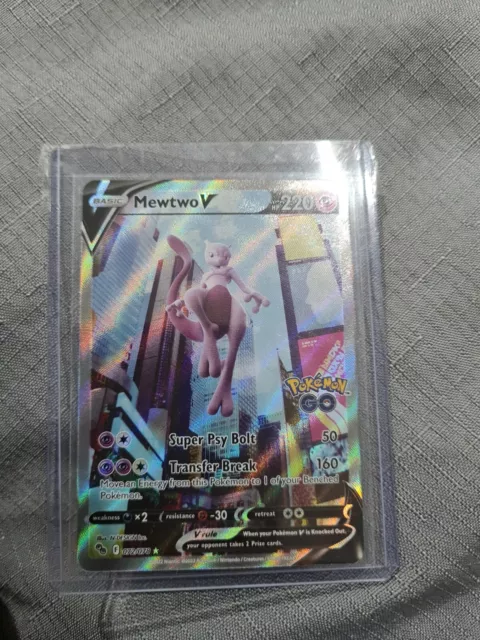 Mewtwo V 072/078 - Pokemon Go - Alternate Art - Ultra Rare Card