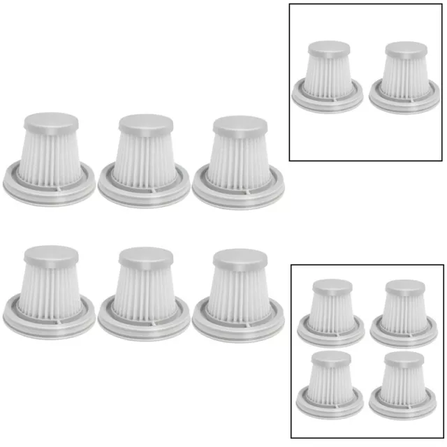 6PCS HEPA Filter for Handy Vacuum Cleaner Home Car Mini Wireless Washable