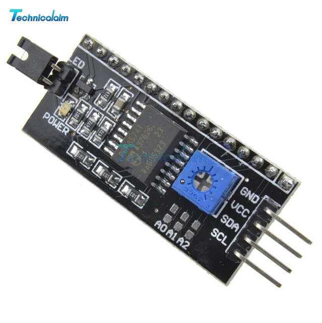 IIC/I2C/TWI/SPI SERIAL INTERFACE Board Module Port for Arduino 1602LCD