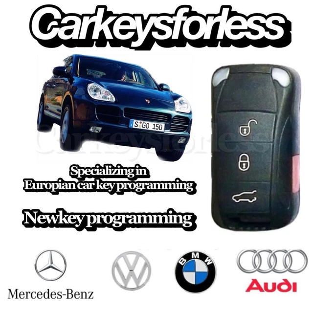 2004-2007 Porsche Cayenne Clé Coupe Et Programmation Mail En Service