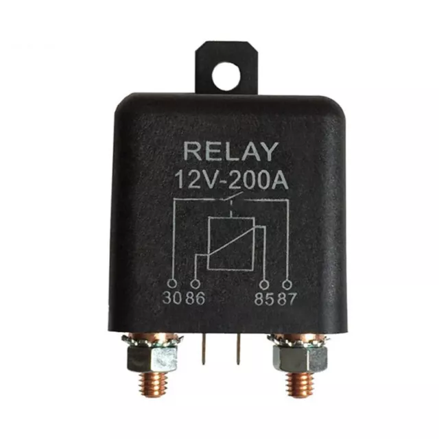 12V 200A Normally Open 4 Pin Relay - Heavy Duty Automotive Marine Split Charge T