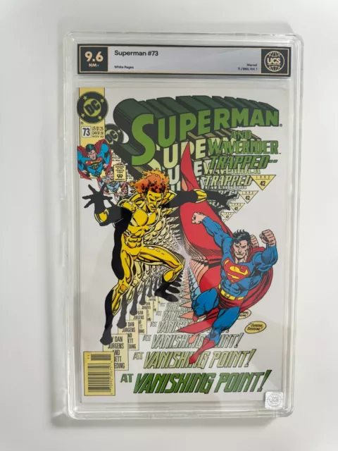 DC Superman #73 Graded US KEY Comic Book 9.6 UGS CGC CBCS