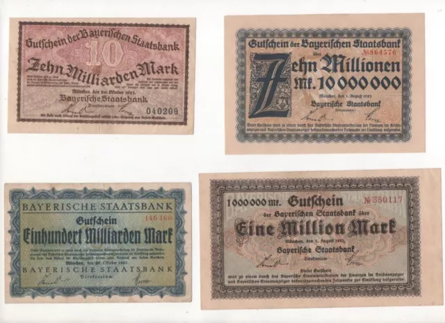 NOTGELD - MUNCHEN - 7 different notes (M106) (GERM) M106