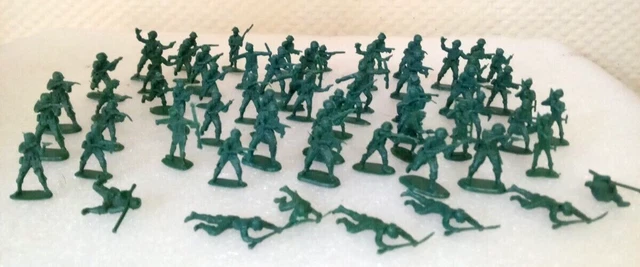 Figurines Soldats 1/72 Airfix - Guerre De Sécession, Confédérés - Lot De 19 - Occasion