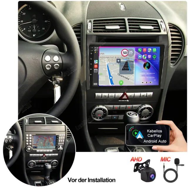 4G+64G Android 13.0 Carplay Autoradio Für Mercedes Benz SLK Klasse R171 GPS DSP