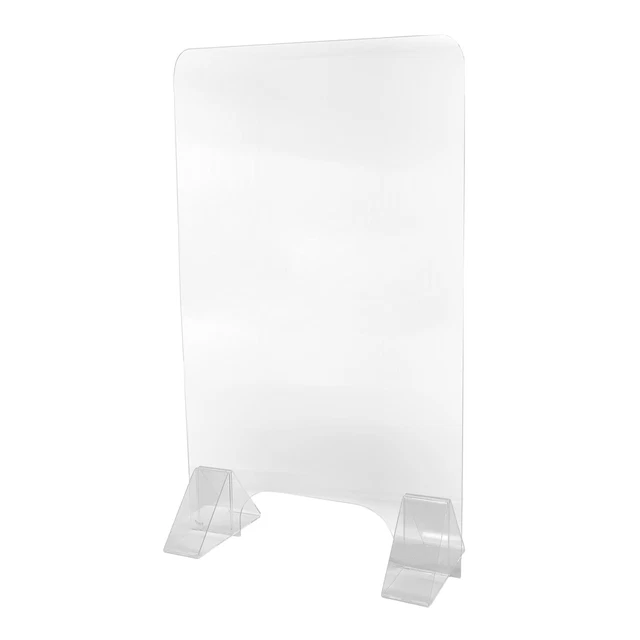 Sneeze Guard Extra Strong Triangular Base (24''W x 36''H x 5mm Thick)