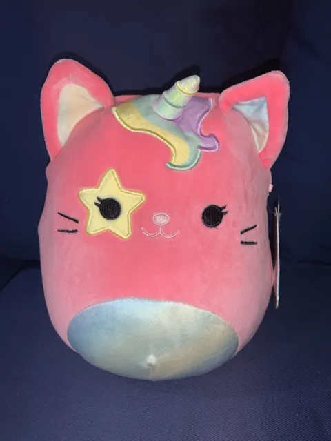 Squishmallows 8" Sienna the Pink Caticorn with Star Eye summer 2023