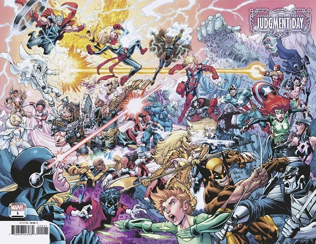 A.X.E. Judgement Day #5 2022 Unread Todd Nauck Var Cover Marvel Comic Book