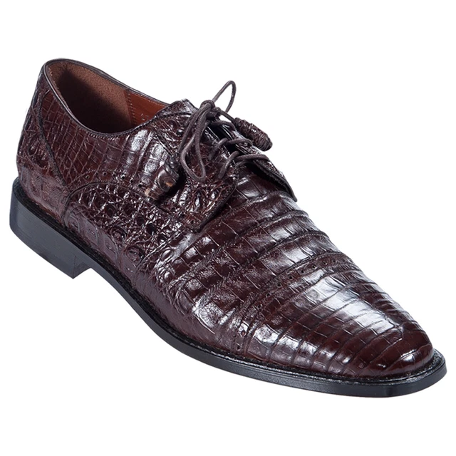 Los Altos Marron Véritable Caiman Oxford (12-M)