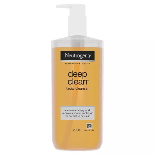 Neutrogena Deep Clean Facial Cleanser Normal to Oily Skin 200mL