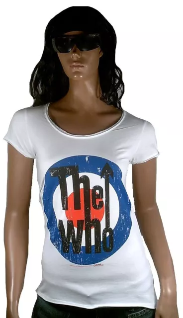 T-shirt ViP vintage WoW AMPLIFIÉ Official THE WHO Target Logo 70 Rock Star S