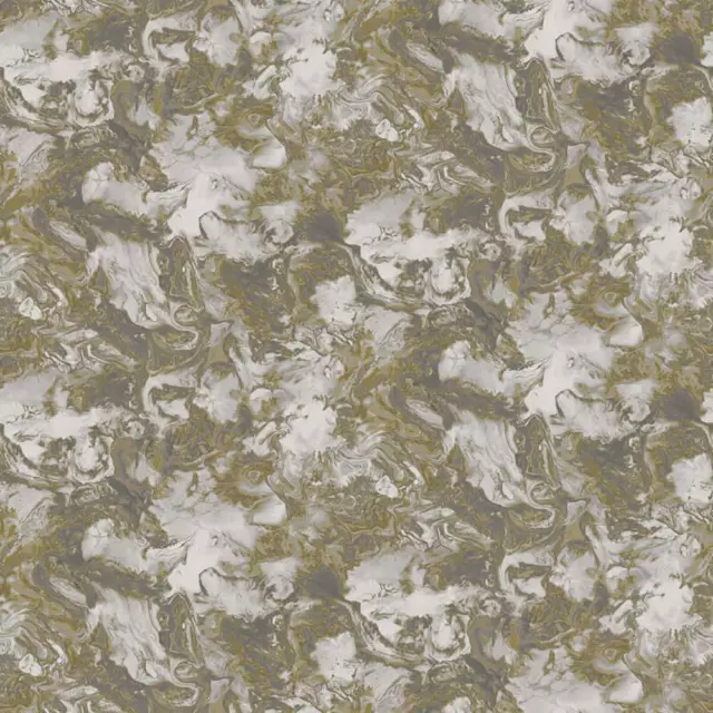 Liquid Marble Swirl Effect Wallpaper 3D Grey White Gold Metallic Glitter