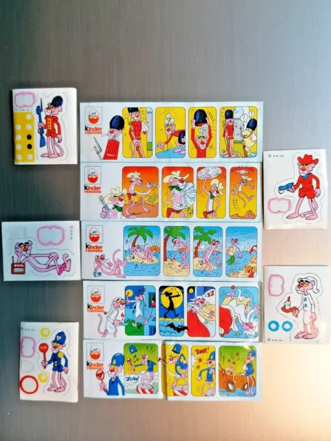 Kinder sorpresine componibili, FERRERO, "MINI-STORIE & STICKERS", vintage toys.