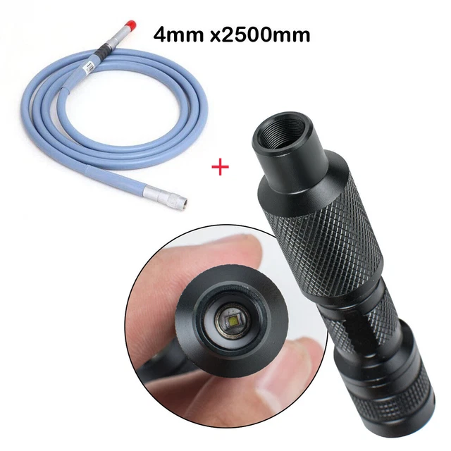 Fiber Optical Cable Cold Light Source Endoscope ø4X2500mm+Cold light source Set