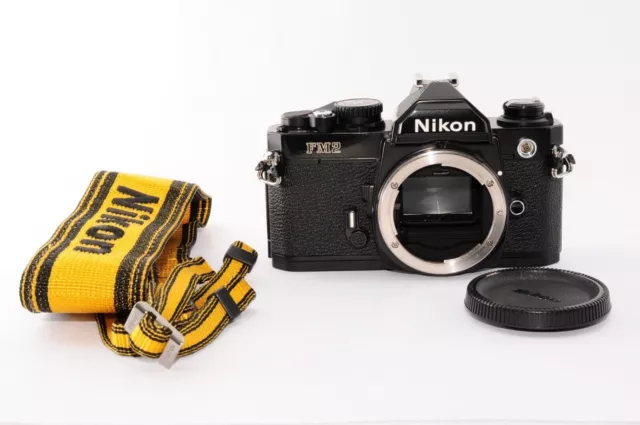 Nikon New FM2 FM2N 35mm SLR Film Camera Black Body w/Strap From JAPAN 2