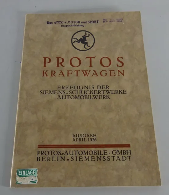 Prospectus/Brochure/Présentation des Modèles Protos C1 & C1L 10/45 Ch Stand 04