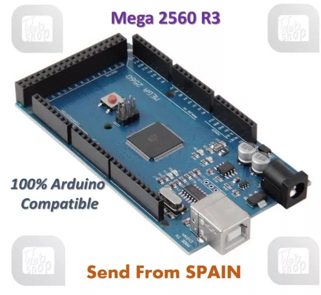 Haut Quality Mega 2560 R3 Board pour Arduino 100% Compatible