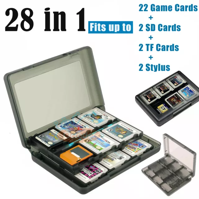 28-in-1 Game Card Case Holder Storage Box Carry Cover for Nintendo Switch 3DS XL