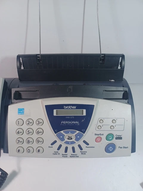 Brother FAX-575 Personal Plain Paper Fax Machine with Phone and Copier