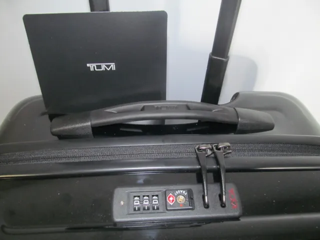 TUMI Luggage V4 Black Executive Continental Laptop Carry On Spinner-TSA Lock-NWT 4