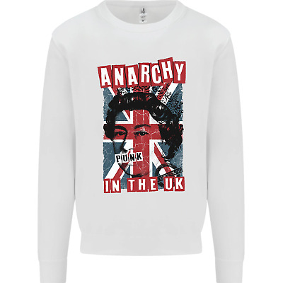 Anarchy nel Regno Unito Punk Rock Musica Bambini Felpa Maglione