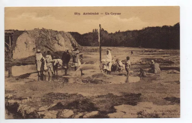 MADAGASCAR colonie française ANTSIRABE Un geyser