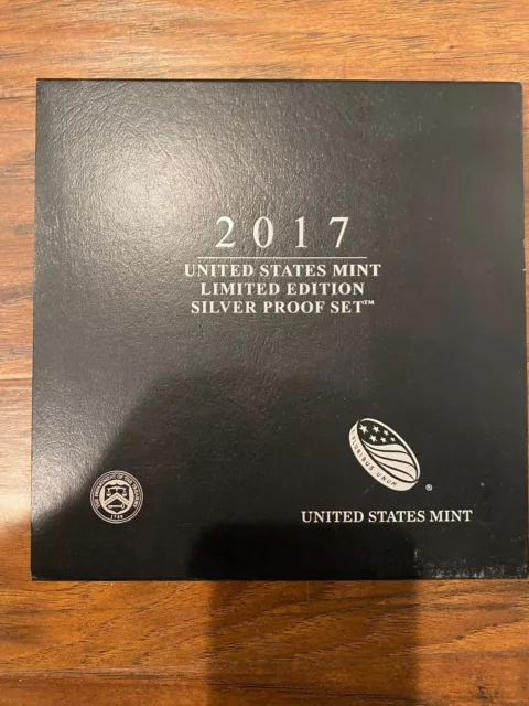 2017 S. US Mint Limited Edition Silver Proof Set, 8 Proof Coins 1oz Silver Eagle